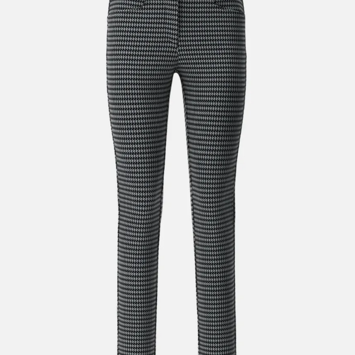 Chervò Sushi Trousers - Black/White Check