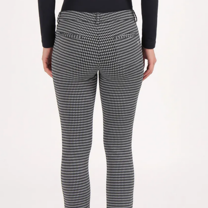 Chervò Sushi Trousers - Black/White Check