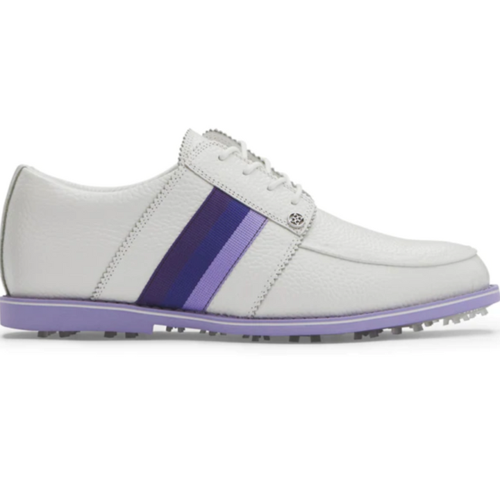 G/FORE Grosgrain Gallivanter Golf Shoe - Snow/Amethyst