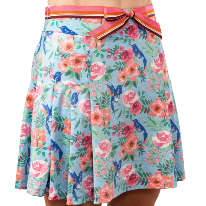 Scratch SEVENTY Ronnie Floral Skort - Pink/Blue