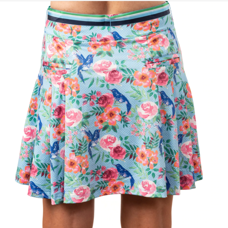 Scratch SEVENTY Ronnie Floral Skort - Pink/Blue