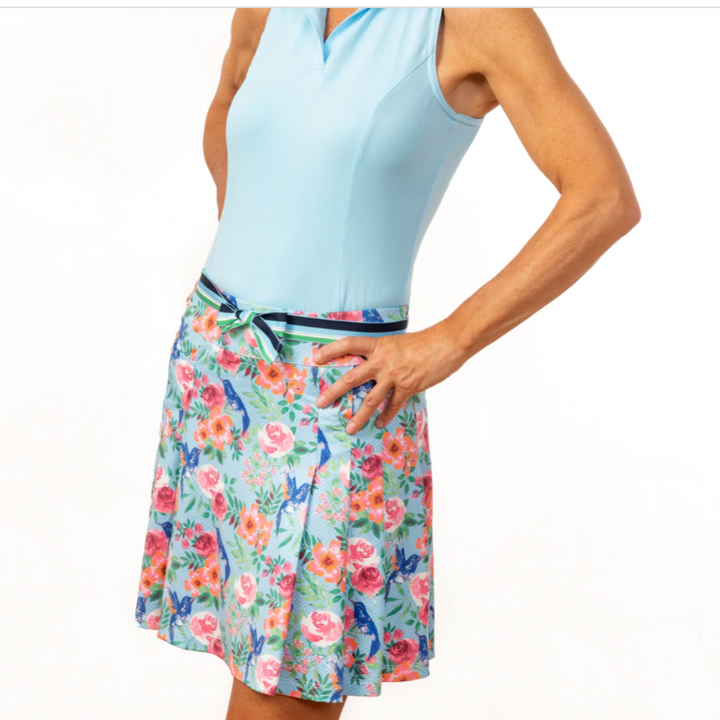 Scratch SEVENTY Ronnie Floral Skort - Pink/Blue