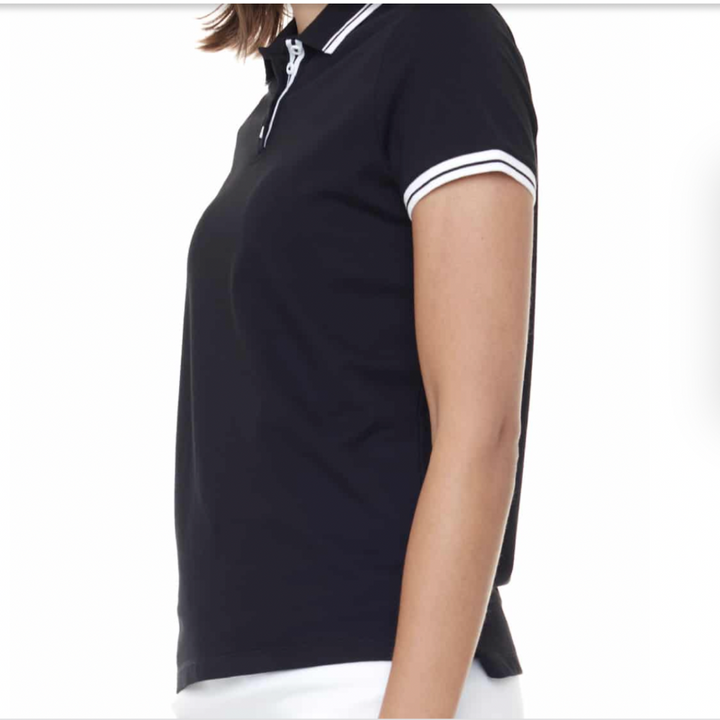 Swing Control S/S Pique Polo - Black