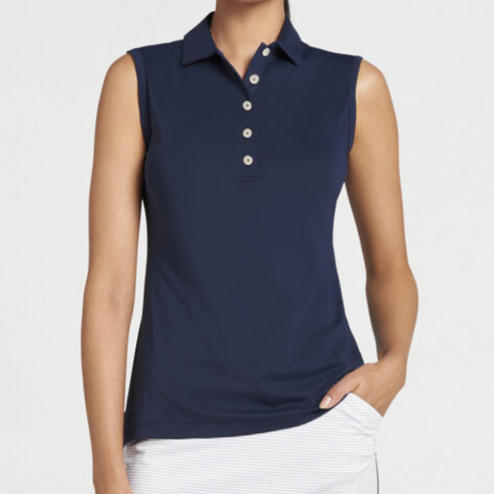 Peter Millar Perfect Fit S/L Polo - Navy