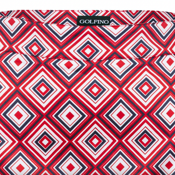 Golfino New Club Printed Skort - Red Flame