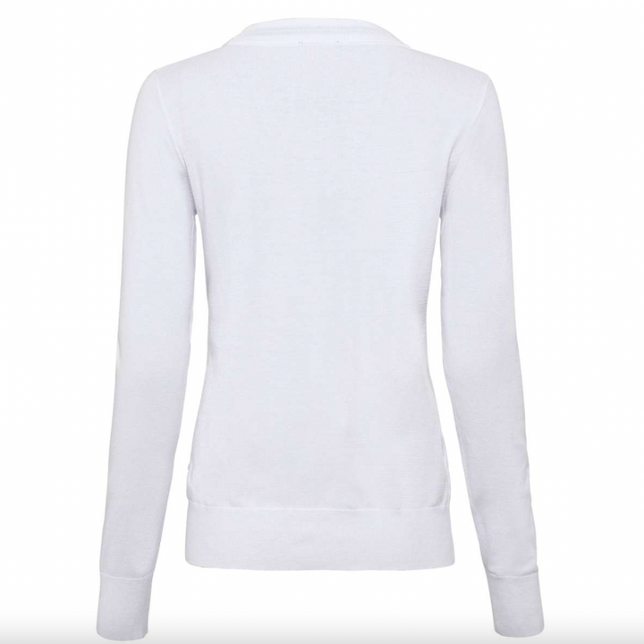 Golfino Ana Crew Neck Pullover - White