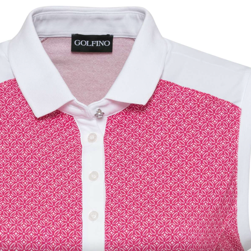 Golfino Out of Bounds S/L Polo - Pink