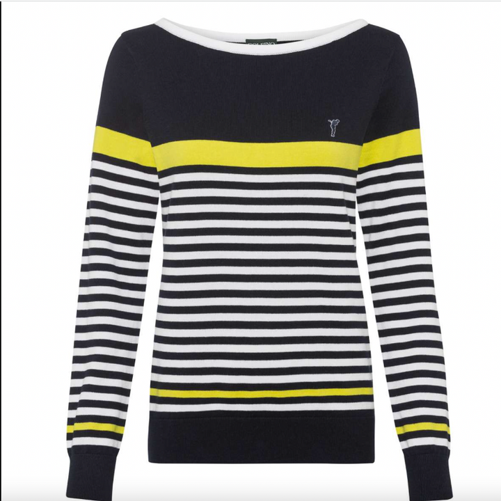 Golfino Atlantic Cruise Stripe Pullover - Navy Stripe