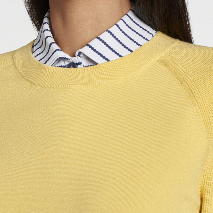 Peter Millar Sport Crew Sweater - Daisy