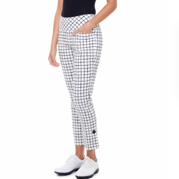 Swing Control Pant (28") - Black/White Grid