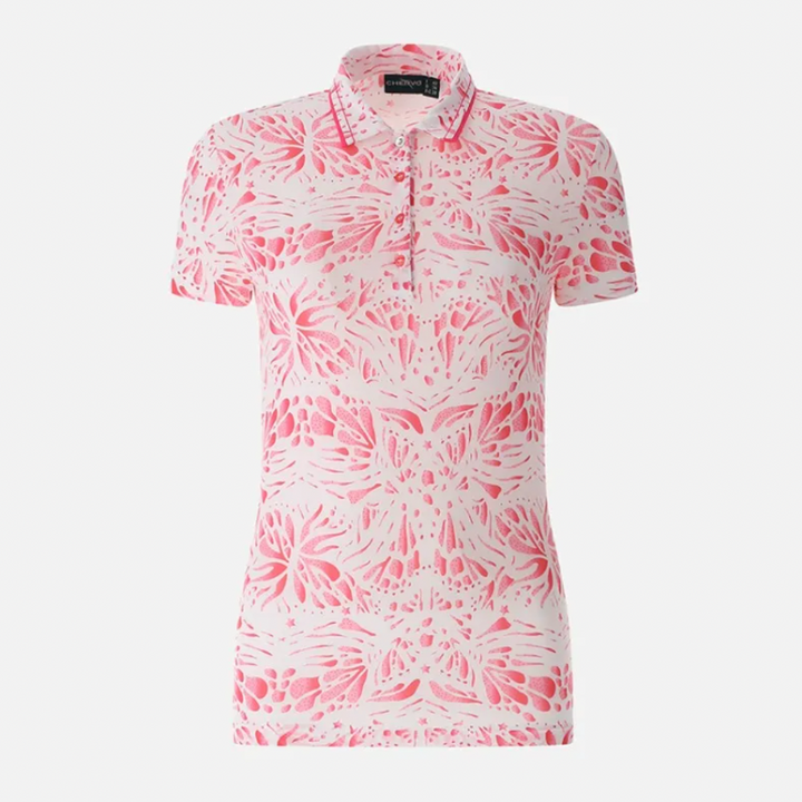 Chervò Atanasia S/S Polo - Pink Print