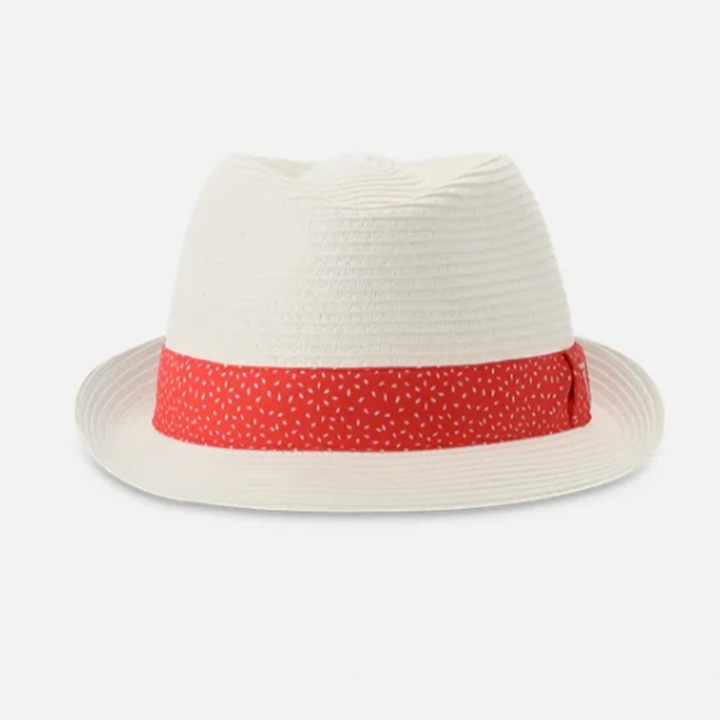 Chervò Wanitas Hat - White/Pink Band