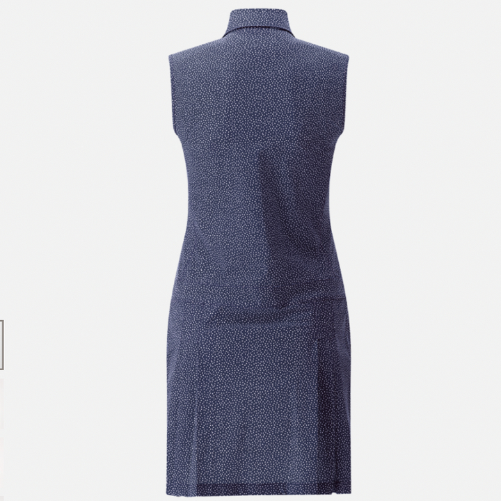 Chervò Jully S/L Polo Dress - Navy Print