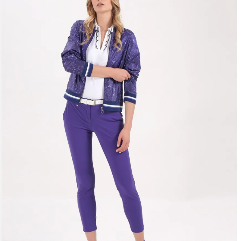 Chervò Mariella Jacket - Purple Print