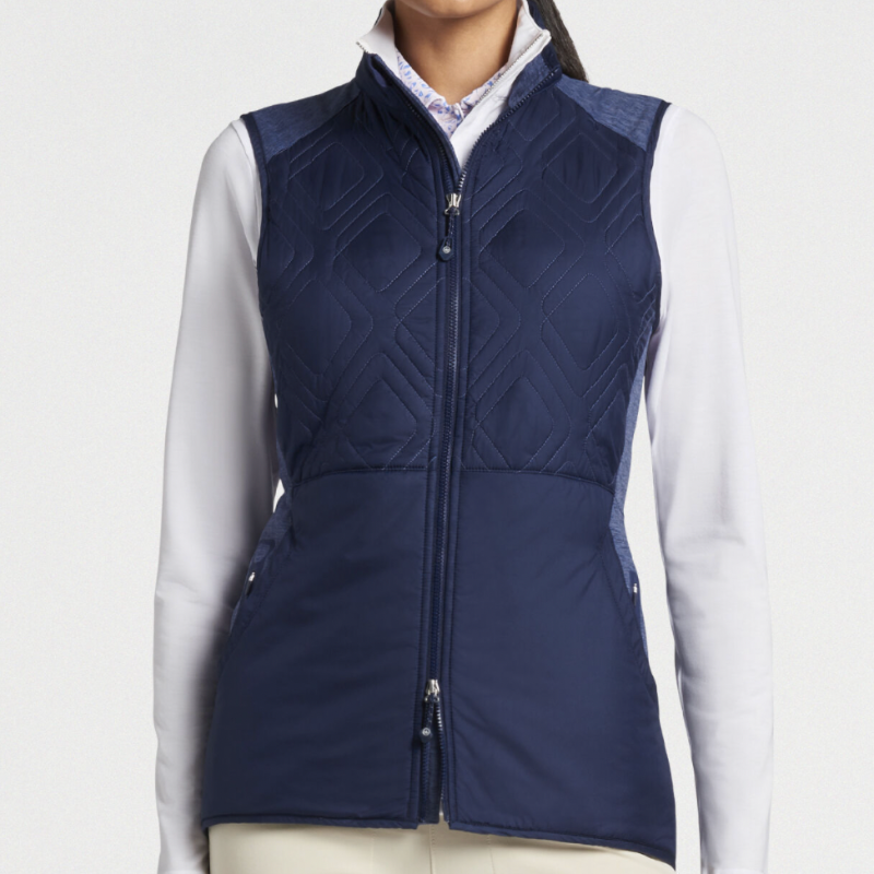 Peter Millar Lizzie Hybrid Vest - Navy