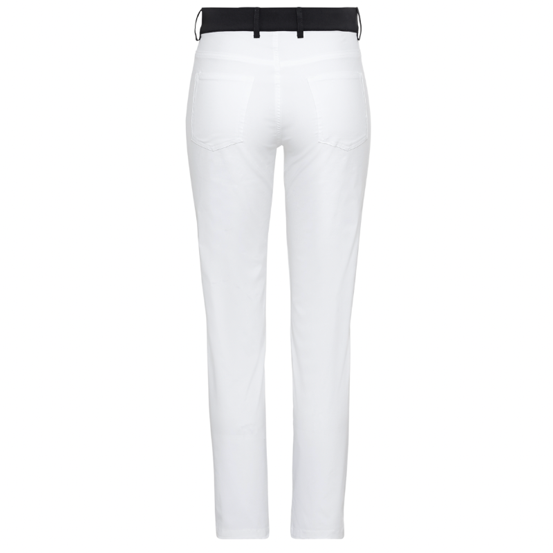 Golfino Sue Slim Techno Pant - White/Navy