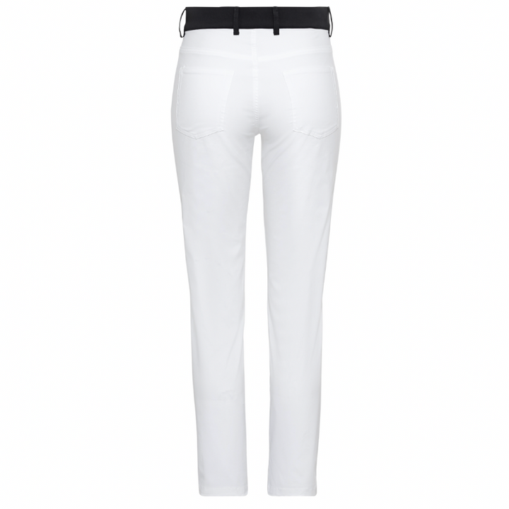 Golfino Sue Slim Techno Pant - White/Navy