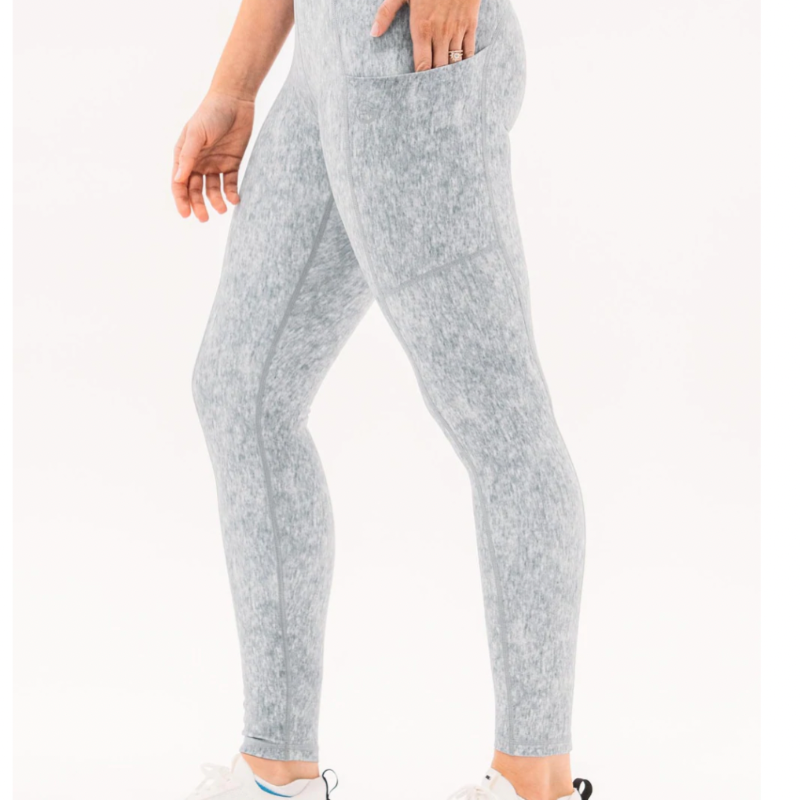 Foray Golf High Rise 7/8 Legging - Grey Marl