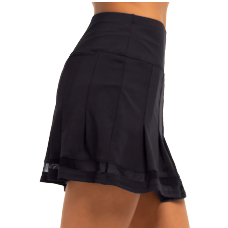 Lucky In Love VIntage Pleated Skort (15") - Navy