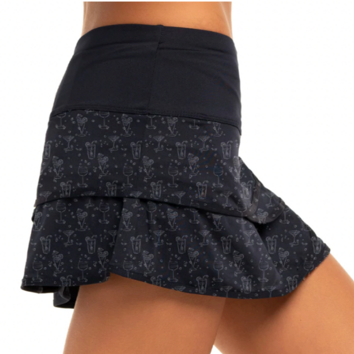 Lucky In Love Fiesta Scallop Skort - Navy