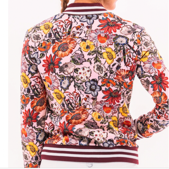 Foray Golf Summer Floral Bomber - Pink