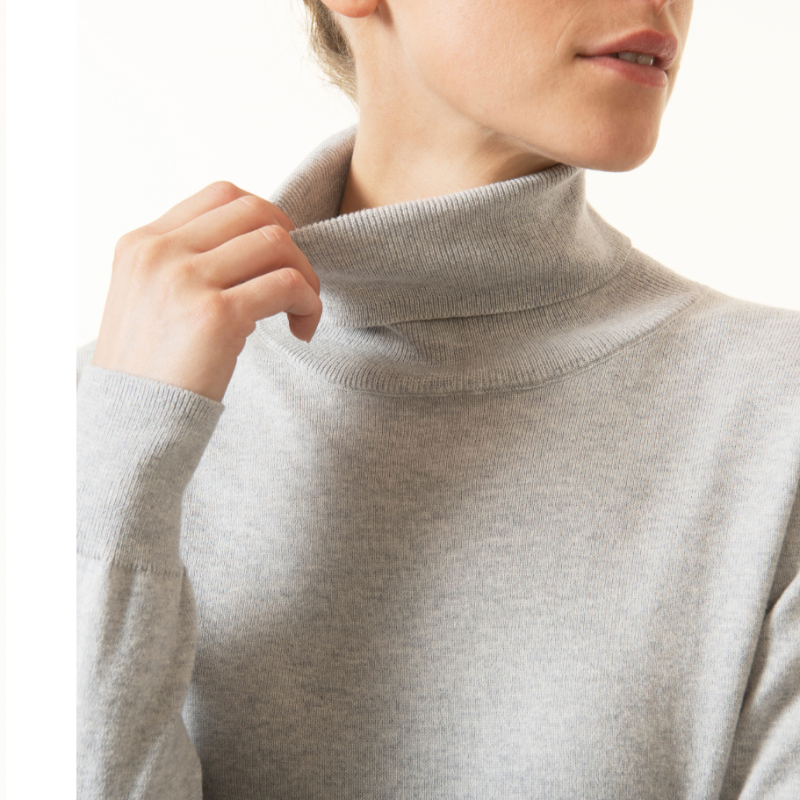 Daily Sports Trissie Turtleneck Sweater - Stone