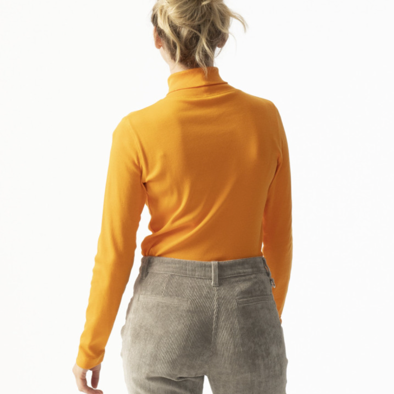 Daily Sports Maggie L/S Roll Neck - Orange