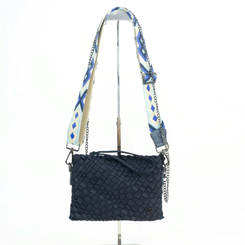 preneLOVE Charlotte Woven Crossbody - Navy