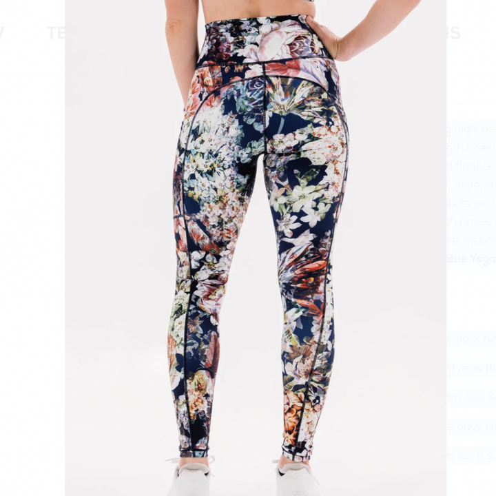 Foray Golf Sculpt Legging - Floral