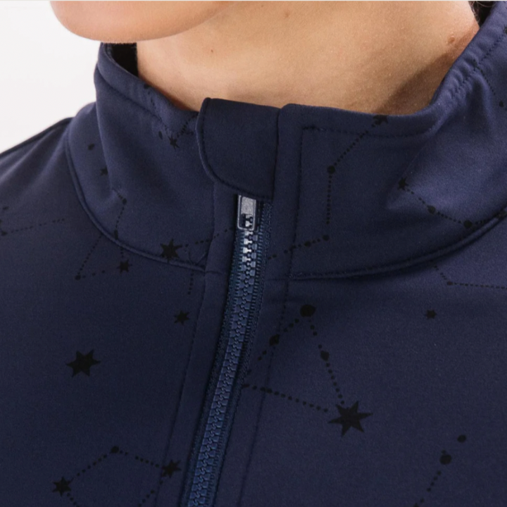 Foray Golf Full Zip Layer - Navy Star Print