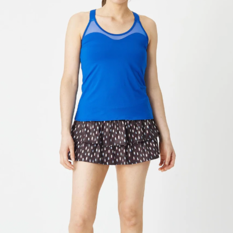 Lucky In Love Crossover Tank - Blue