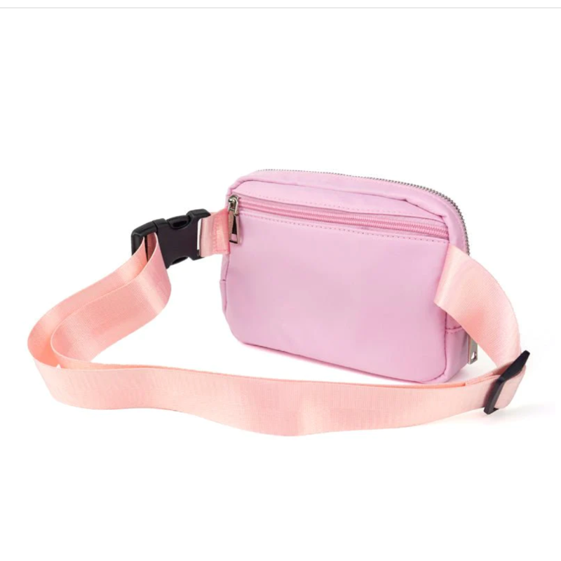 PreneLOVE Nylon Belt/Crossbody Bag - Pink