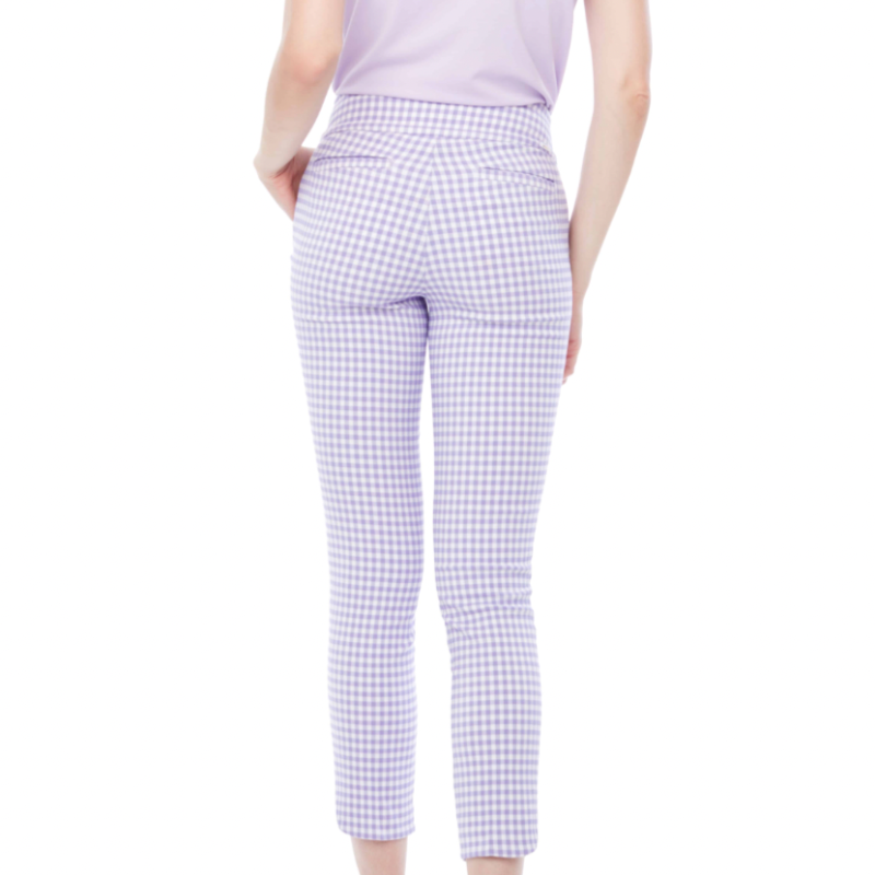 Swing Control Petal Slit Pant(28") - Lilac/White