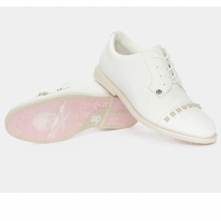 G/FORE Stud Cap Toe Golf Shoe - Stone