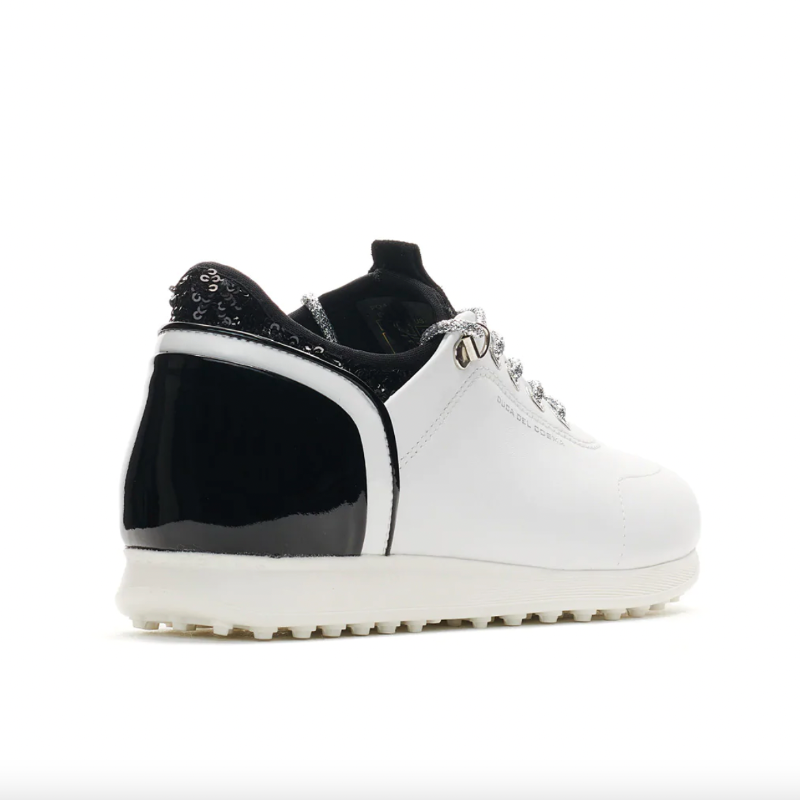 Duca Del Cosma Pose Golf Shoe - White/Black