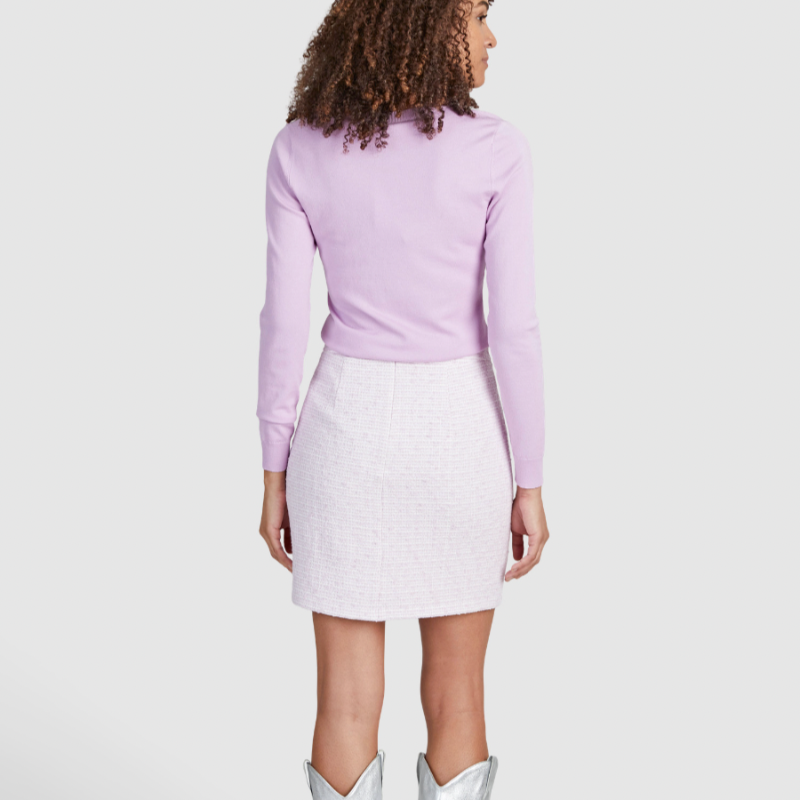 Marc Aurel V-Neck Sweater - Orchid