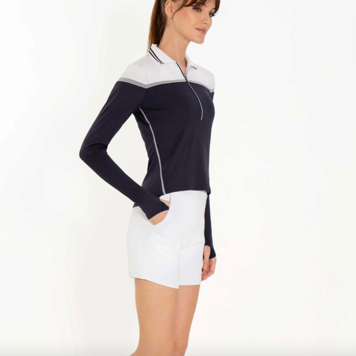 InPhorm Chloe L/S - Midnight/White