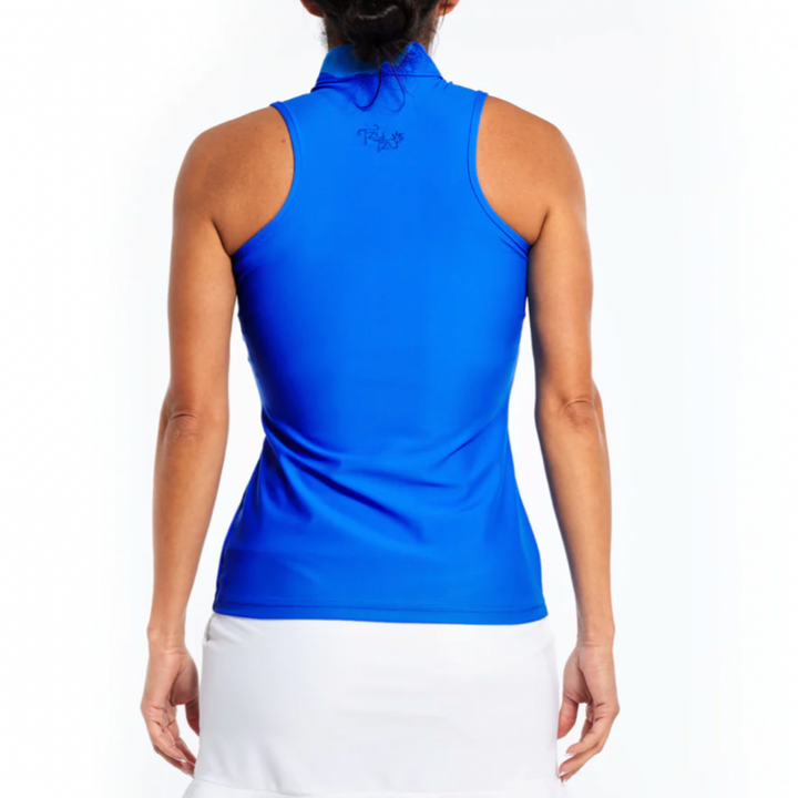 Tzu Tzu Bella Mock Top - Regal Blue