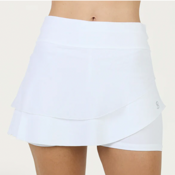 Sofibella Bliss 13" Skort - White