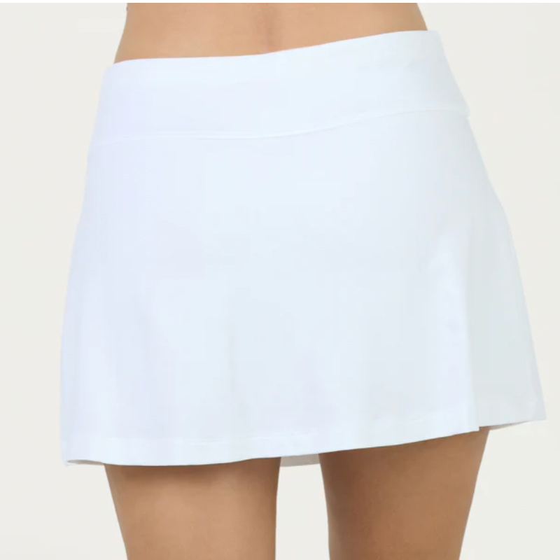 Sofibella Bliss 14" Pleated Skort - White