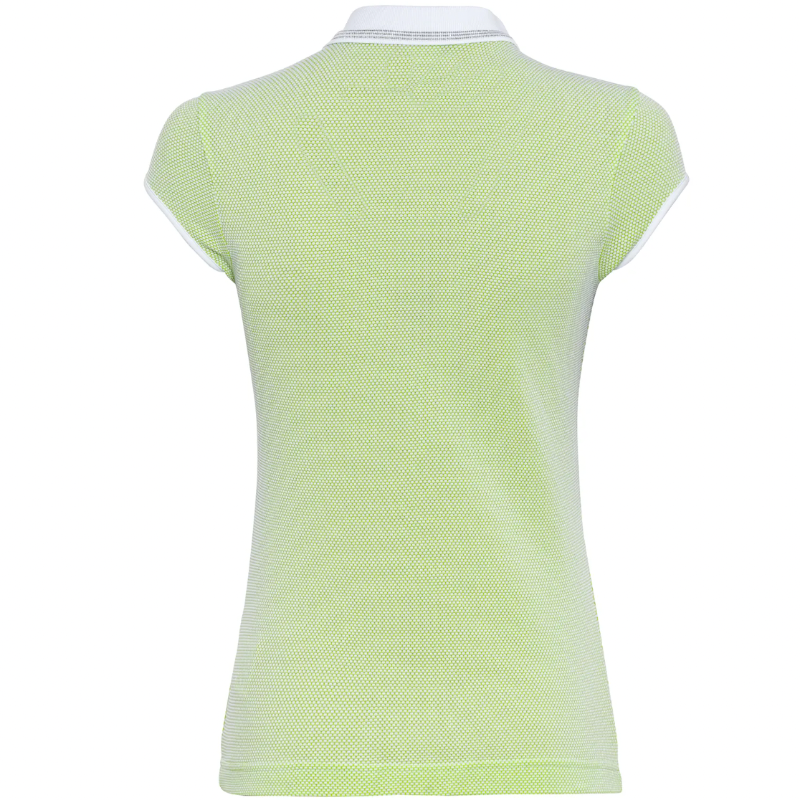 Golfino Mercedes Cap Sleeve Polo - Lime Green