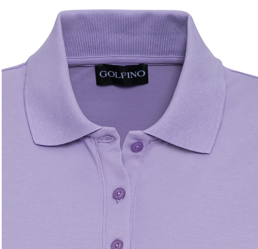 Golfino Martina S/S Polo - Lavender