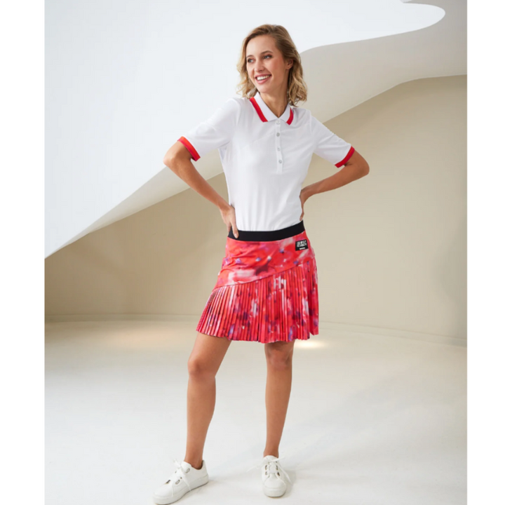 Sportalm Schirin Pleat Skort - Fuchsia