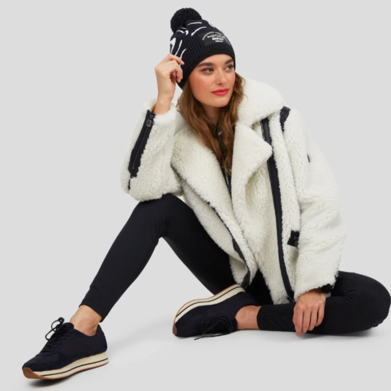 Sportalm Faux Fur Bomber - Ivory