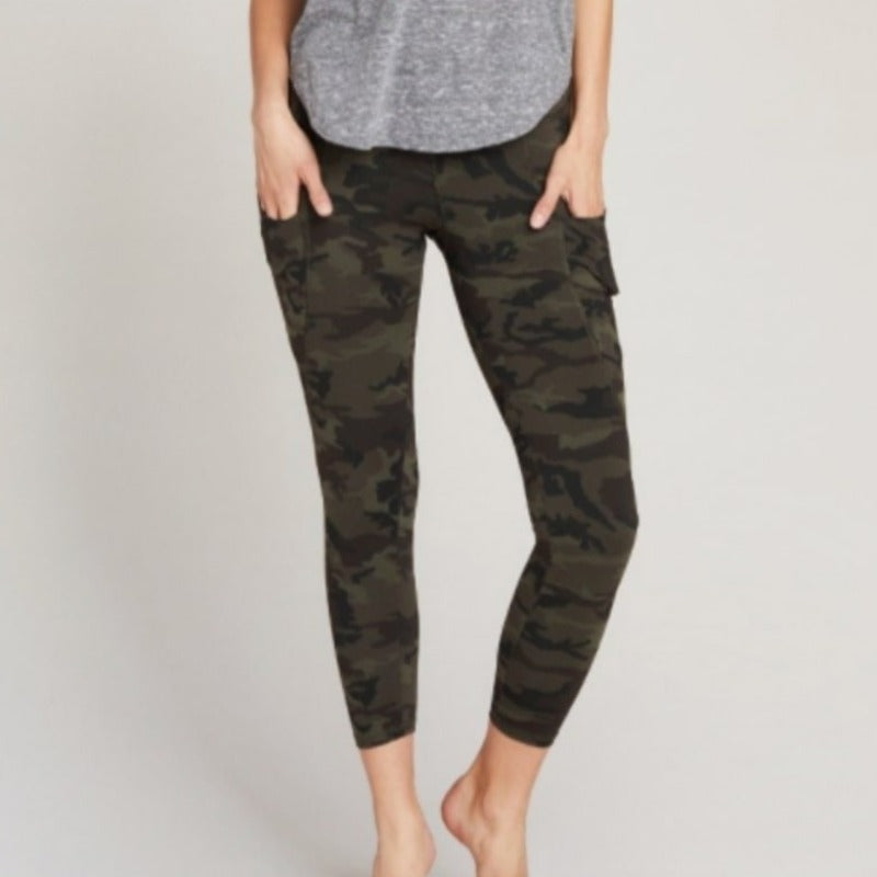 Strut This Flynn High Rise Legging-Green Camo