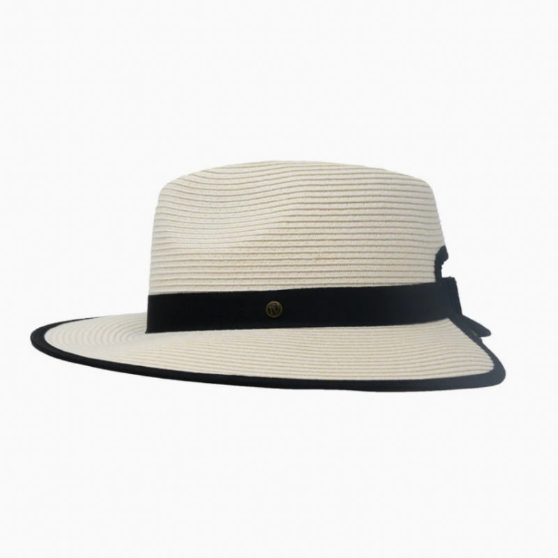 Wallaroo Gabi Hat - Ivory/Black