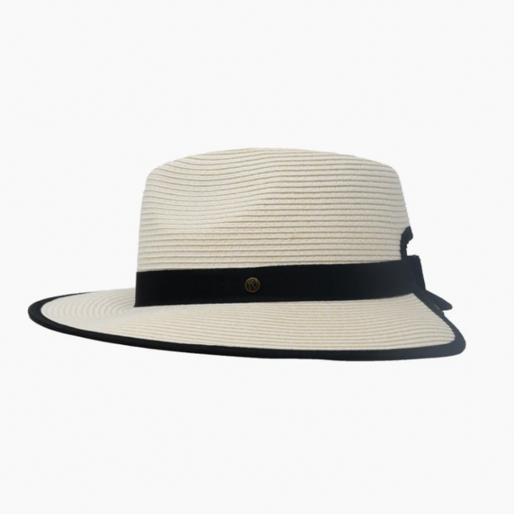 Wallaroo Gabi Hat - Ivory/Black