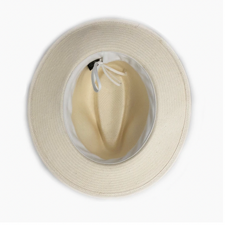 Wallaroo Monterey Fedora - Natural/Blue