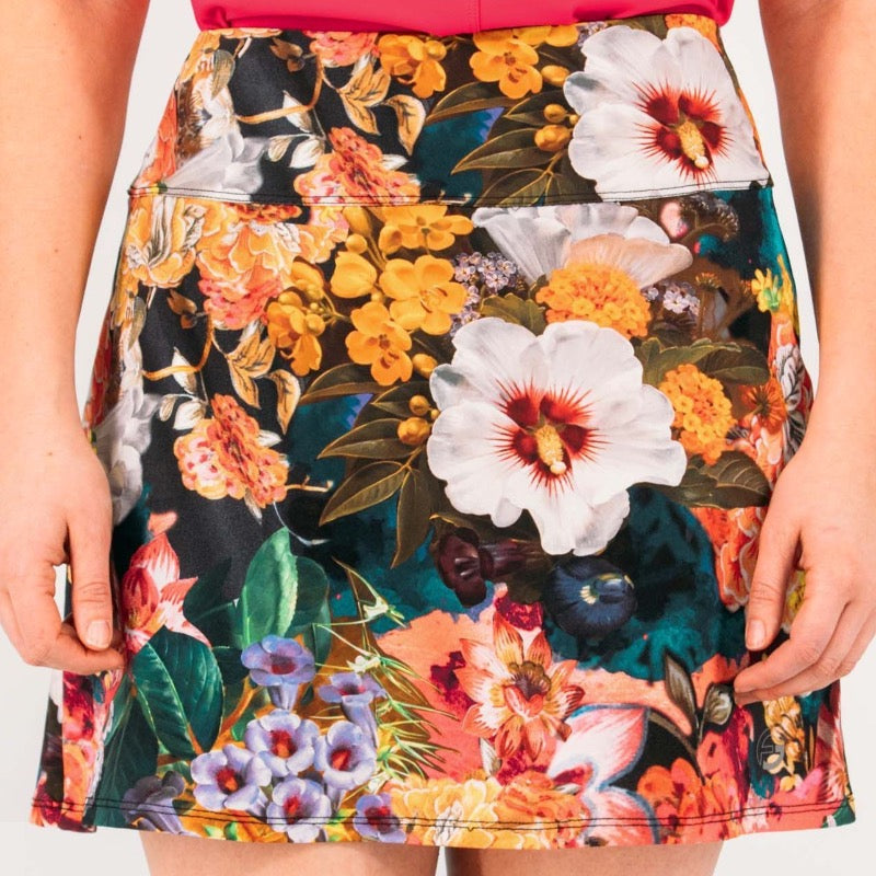 Foray Golf Fantasy Floral Skirt 17" - Multicolour