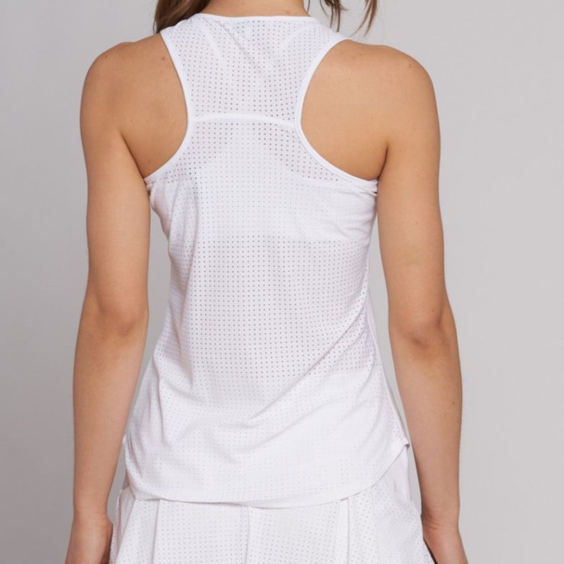 L'Etoile Performance Racerback Tank - White